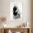 Brampt Lion Black And White-108359686