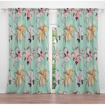 Claretta Room Darkening Curtain Pair
