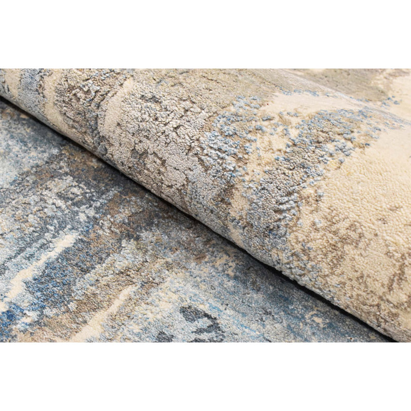 Abstract Area Rug, Round 6' x 6'