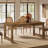 63" Wood Dining Table