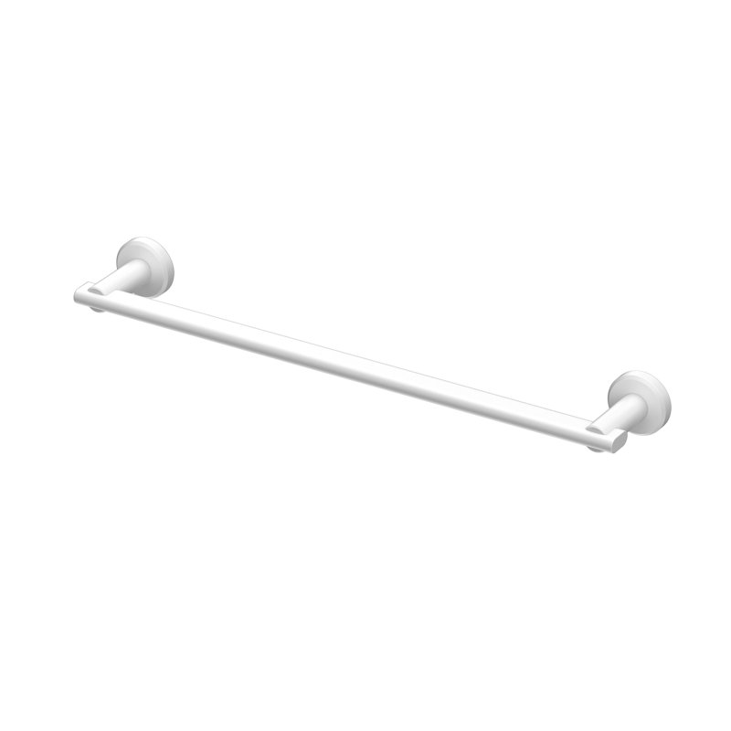 Barre à serviettes Locke, Blanc mat, H 2 po x l 20 po x P 3,25 po