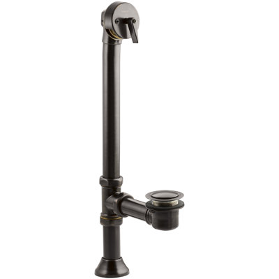 Clearflo Leg Tub Drain with Overflow