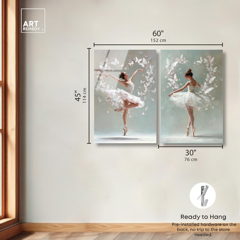 Ballet Reverie Glam Art , H 45 po x l 30 po