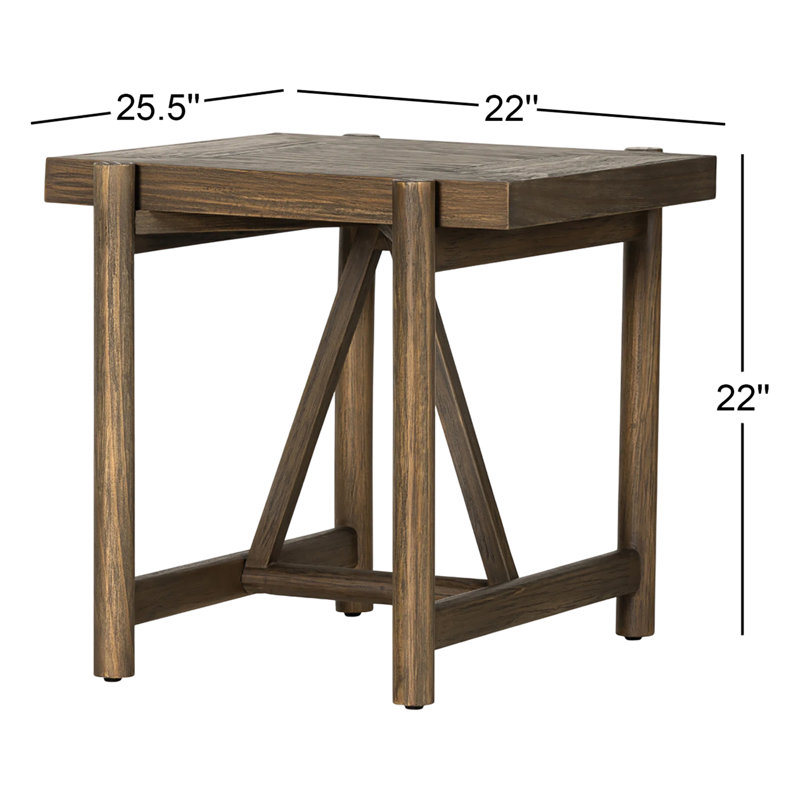 Goldthwaite Solid Wood End Table