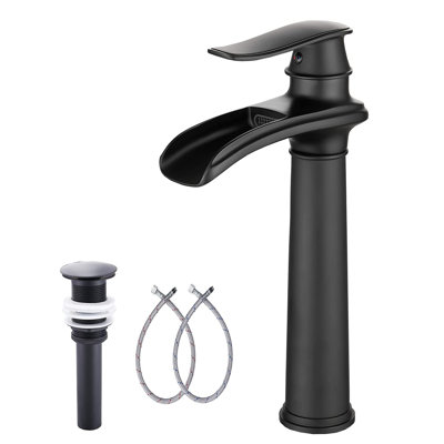 Single-handle Bathroom Faucet with Drain Assembly