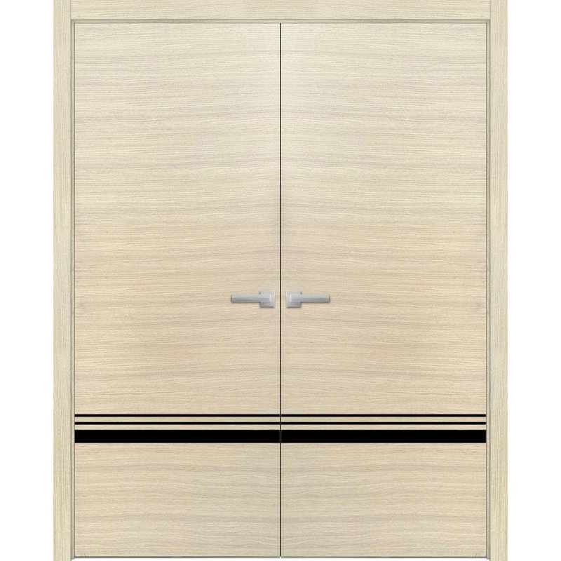 Portes françaises en bois massif massif, 36 po x 80 po