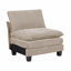 Canapé modulaire de base, canapé modulaire contemporain 4 pièces moelleux en chenille taupe confort contemporain-244099129