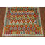 Tapis oriental réversible en laine Kilim 6 x 8
