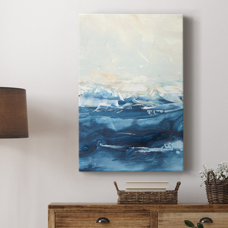 Vague après vague II - galerie Cavas sur mesure, H 12 po x l 8 po
