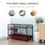 Spacious 41L Small Animal Cage With Multi-Level Design, Rolling Wheels, And Easy Access For Rabbits And Ferrets