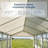 Spacious Gazebos(Must include Frame), Metal Frame Modern Outdoor Events-137519280