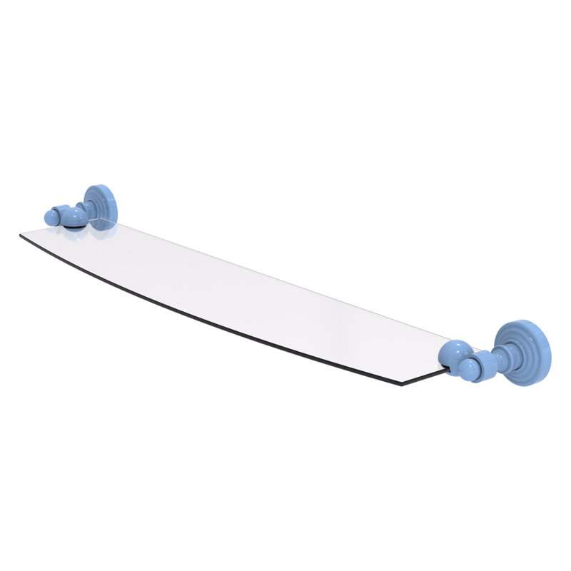 Tablette Walburga, H 2,25 po x l 24 po x P 5 po, Bleu troll plat