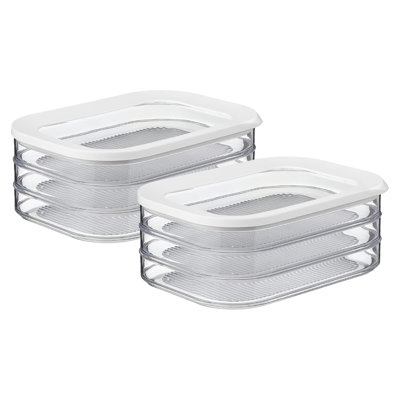 3 Tier Deli Meat Container With Lid