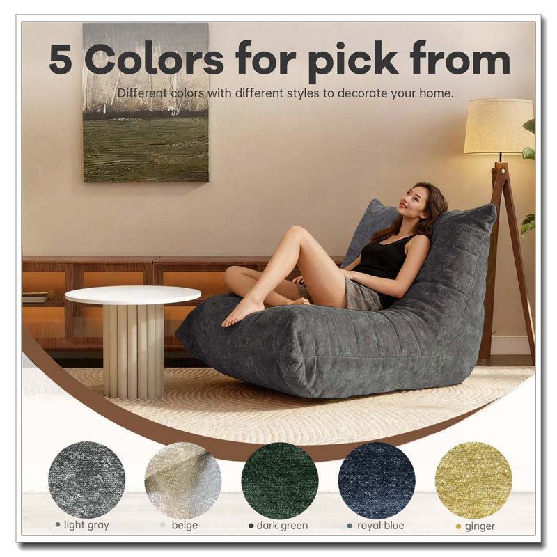 Fauteuil à billes ergonomique 5 directions, Gris chaleureux