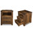Nightstands With Charging Station, Rustic 18 Inch Bedside Table With 2 Storage Drawers And Open Shelf-1197349607-1197349600