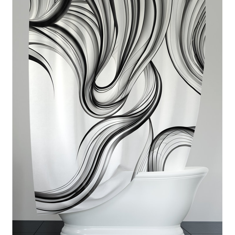 Rideau de douche Glenvar, H 72 po x l 70 po