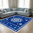 Blue Tribal carpet-easy to clean, machine-washable, soft and comfortable; suitable for door mats, kitchens, living rooms, bedrooms, corridors, and laundry areas. Easy to clean, durable carpet for home decoration.-129890109