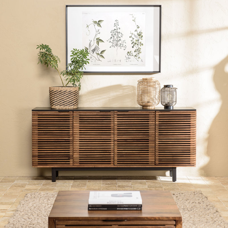 Aksayan 170cm Solid Wood Sideboard
