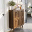 Armoire à chaussures avec 2 tiroirs rabattables