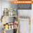 Spice Rack Wall Mounted 3 Pack,RV Spice Rack,White