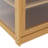 3-Tier 6 Pairs Shoe Storage Bench With Door