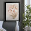 White and Coral Orchid II - Peinture sur toile encadrée-15228626-15228627