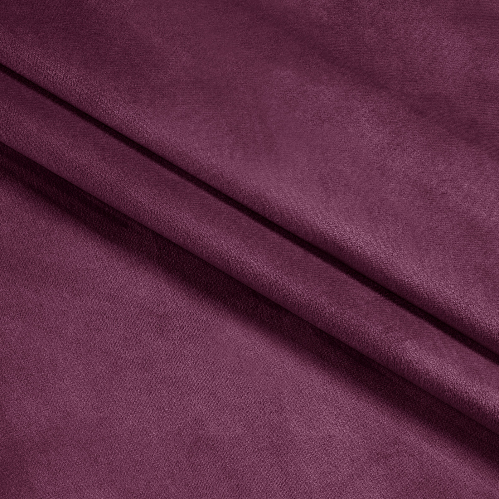 Caffee Blackout Velvet Curtain Panel, Red
