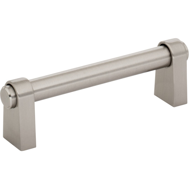 Lawrence Bar Pull, Brushed Satin Nickel, 3 3/4" Center To Center