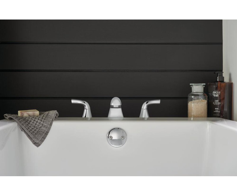 Ensemble de garniture de baignoire romaine, Chrome