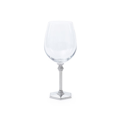 Fralick Red Wine Glass on Pewter Stem