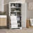 Modern Wilfredo Freestanding Linen Cabinet