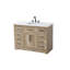 Meuble-lavabo simple 48 po en chêne naturel-175033368-175033369