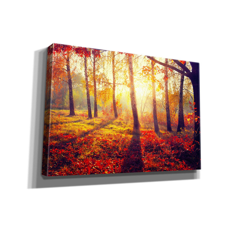 «Golden Af après-midi», art mural sur toile, H 18 po x l 26 po x P 0,75 po