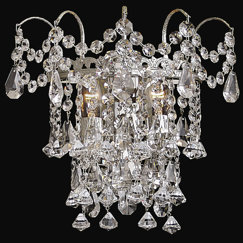 Phoenix Acrylic Semi Flush Mount, Brass