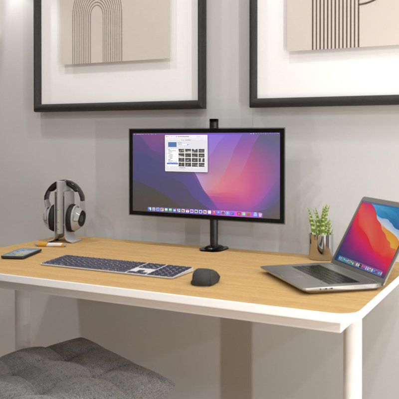 Monitor Desk Mount, Black