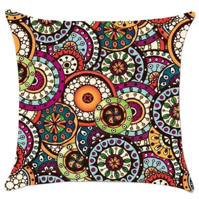 Dietert Floral Square Throw Pillow Cover