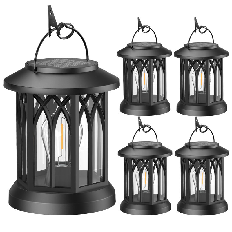 Solar Lanterns Outdoor Waterproof, Upgraded Bright Solar Lantern Lights Outdoor, Solar Powered Lantern Over 12hrs Solar Lights For Outside Garden Yard Patio Decor