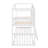Twin Over Twin House Bunk Bed With Ladder, Wood Bed-1885399368