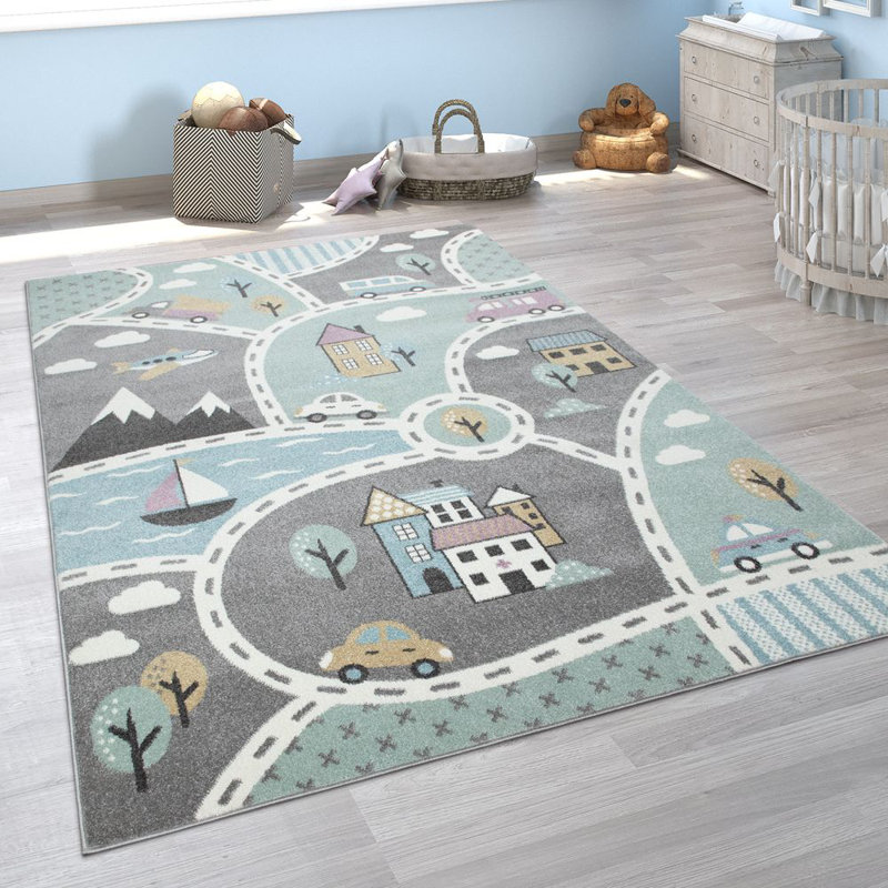 Osias Flatweave Green Rug, Round 160cm