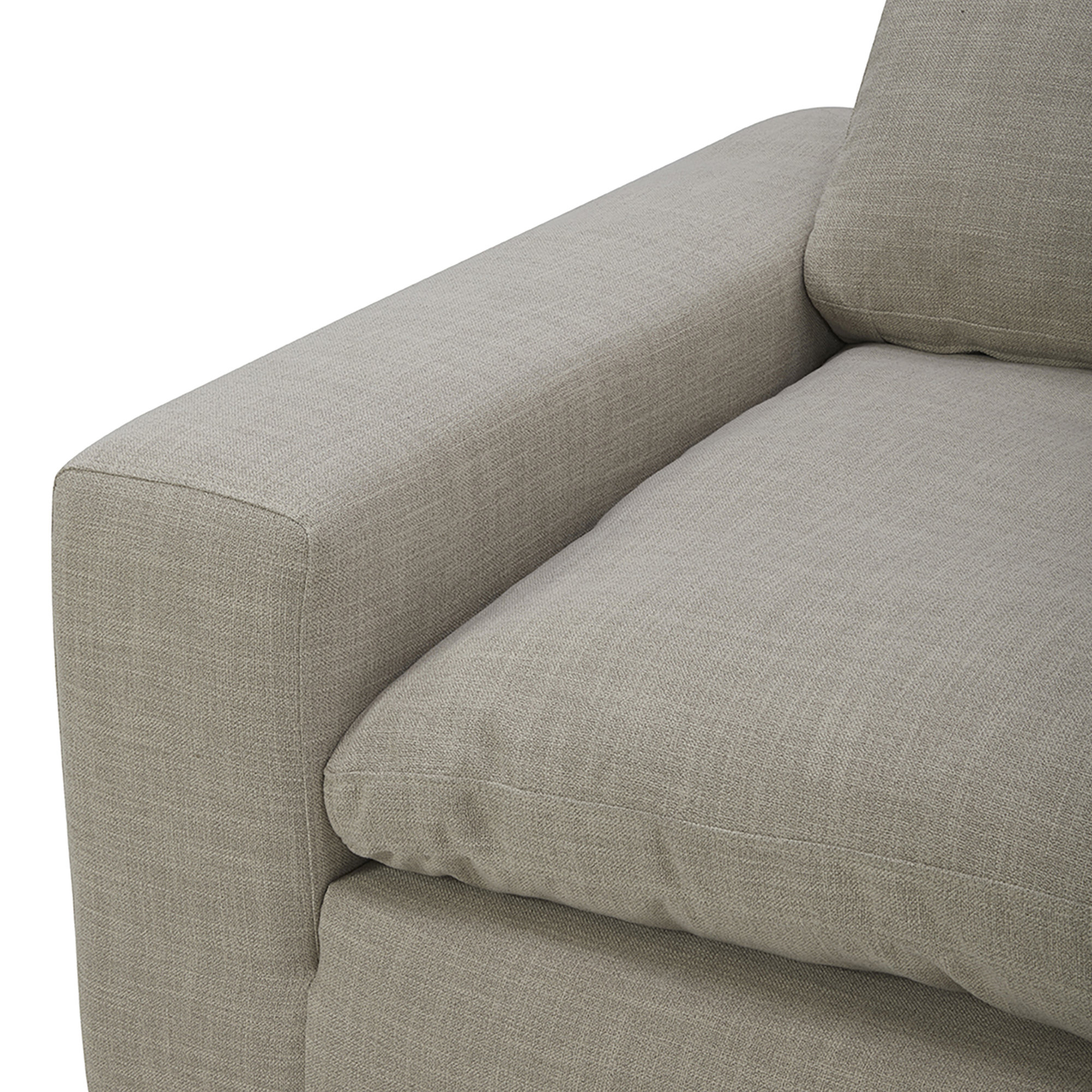 Asher 2 - Piece Upholstered Modular Loveseat Sofa, Beige