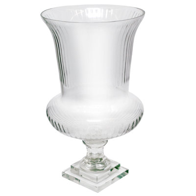 Vase de table à rayures coupées Jewell