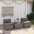 2-Person Outdoor Wicker Sofa Set With Cushion-298663033
