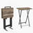 4 Piece Folding TV Tray Table Set,Foldable Sofa Side Table,End Table,Snack Table,Space Saving