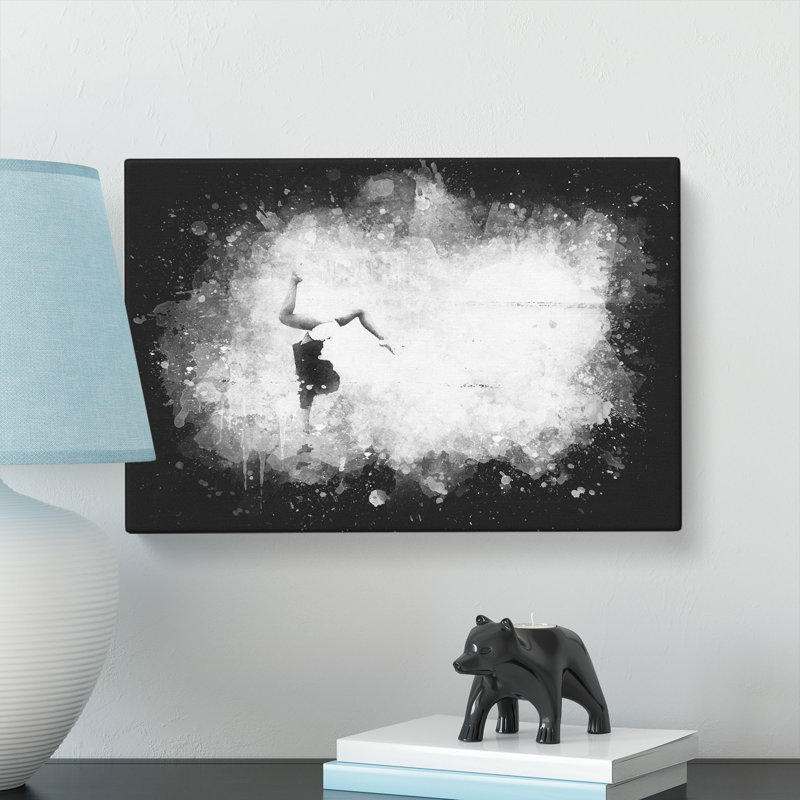 Gymnastics On The Beach - Wrapped Canvas, 50cm H x 76cm W x 3cm D