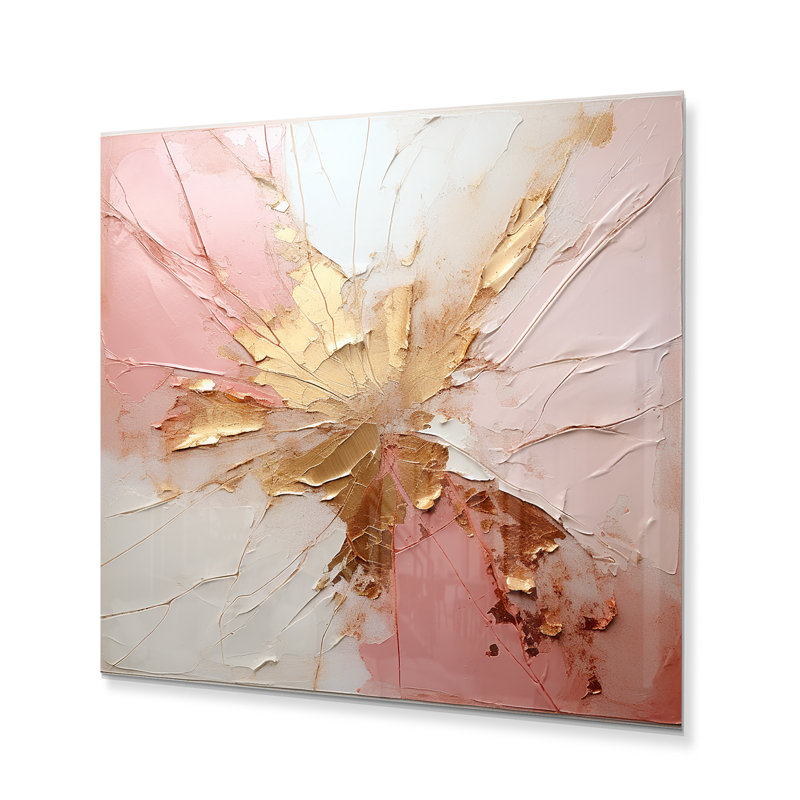 - Impression d'art mural abstrait en métal, H 36 po x l 36 po x P 1,5 po