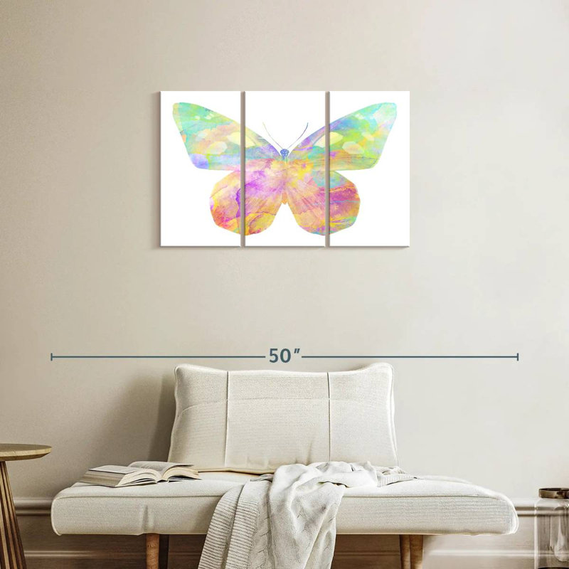 Brampt Rainbow Butterfly, 20" H x 33" W