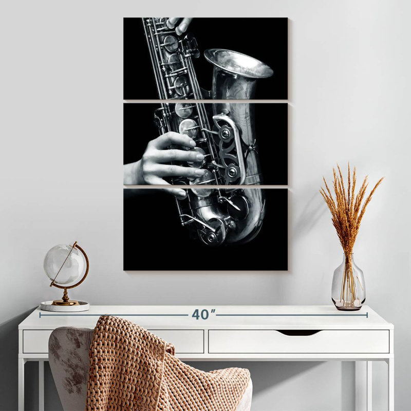 Abarca Saxophone Play, 32" H x 20" W