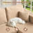 Boneless 106.3" Boneless Floor L-Shaped Sectional Sofa With Ottoman, No-Assembly Cloud Couch For Modern Living Spaces-1124451609-1124451603