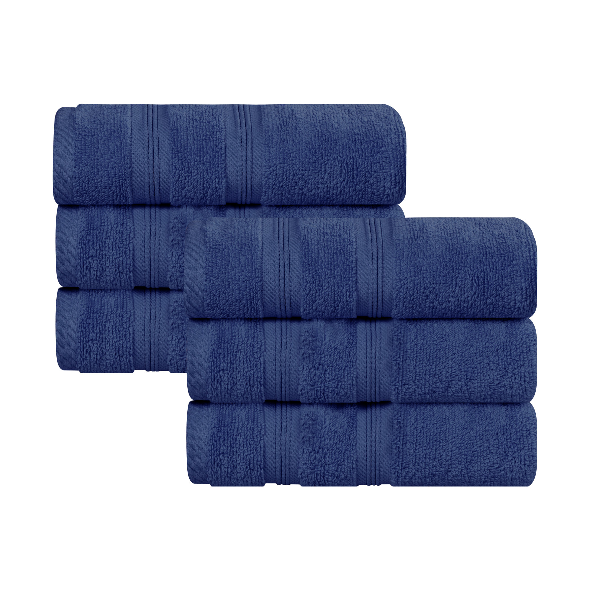 Selda Smart Dry Cotton Hand Towel, Navy Blue