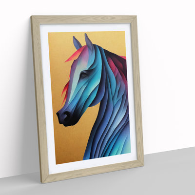 Abstract Horse No.2 - Framed Print